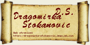 Dragomirka Stokanović vizit kartica